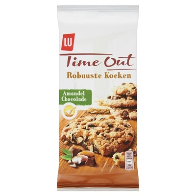 Lu Time Out Robuuste Koeken Amandel Chocolade