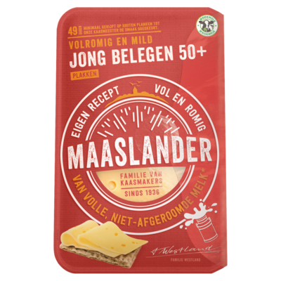 Maaslander 50+ Jong belegen plakken