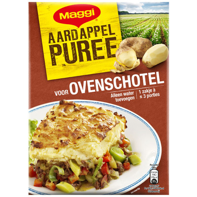 Maggi Aardappelpuree voor ovenschotel