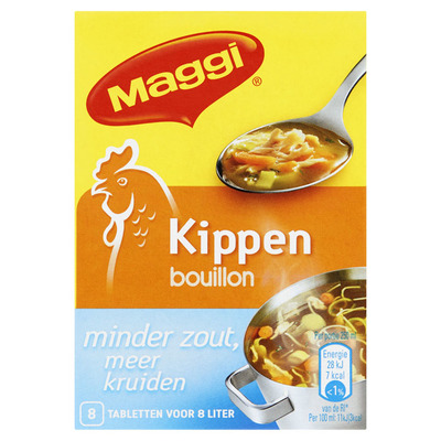 Maggi Bouillon minder zout kip