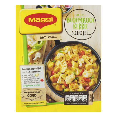 Maggi Dagschotel bloemkool-milde kerrie