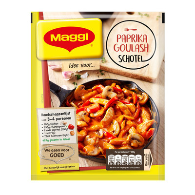 Maggi Dagschotel paprika-goulashsaus