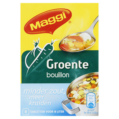 Maggi Groentebouillon minder zout