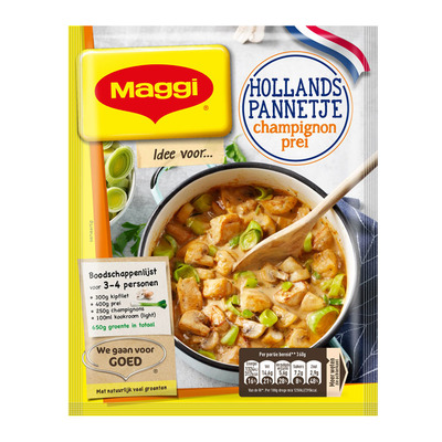Maggi Hollands pannetje champignonsaus