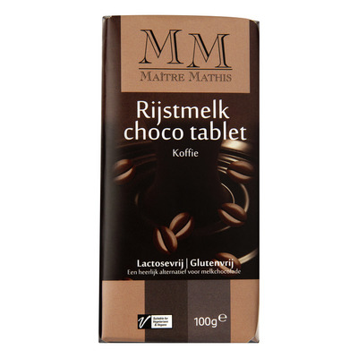 Maitre Mathis Rijstmelk choc couvert & kof lactosevrij