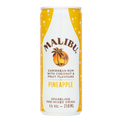 Malibu Pineapple Sparkling Pre-Mixed Drink