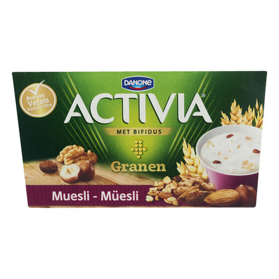 Activia yoghurt muesli
