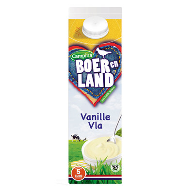 Campina Boer en land vanillevla