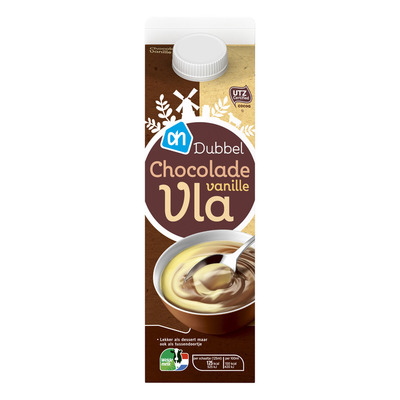 Huismerk Dubbelvla chocolade-vanille