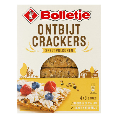 Bolletje Ontbijtcrackers spelt volkoren