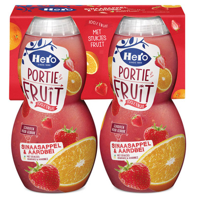 Hero Portiefruit aardbei-sinaasappel