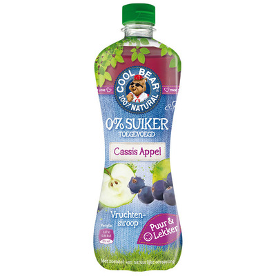 Cool Bear Siroop cassis-appel suikervrij