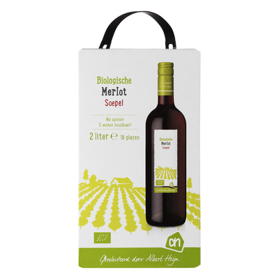 Huismerk Biologisch Merlot bag in box