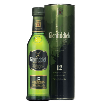 Glenfiddich Single malt Scotch whisky 12 years