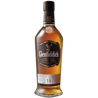 Glenfiddich Single malt Scotch whisky 18 years