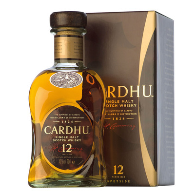 Cardhu Single malt Scotch whisky 12 years