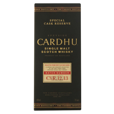 Cardhu Special cask reserve