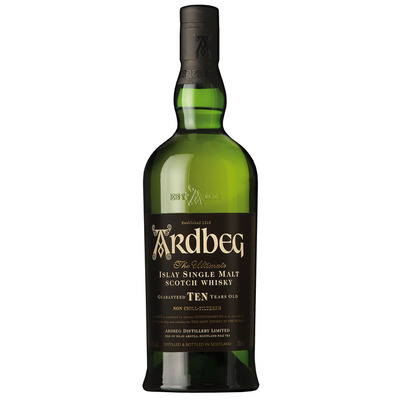 Ardbeg Islay single malt Scotch whisky 10 years