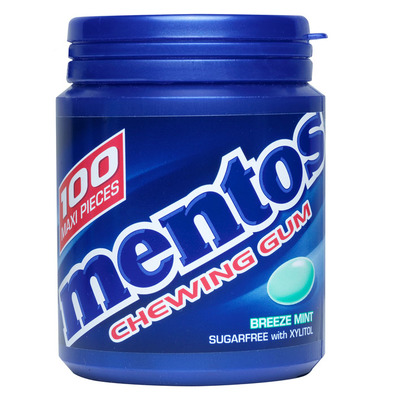 Mentos Gum Bottle breeze mint