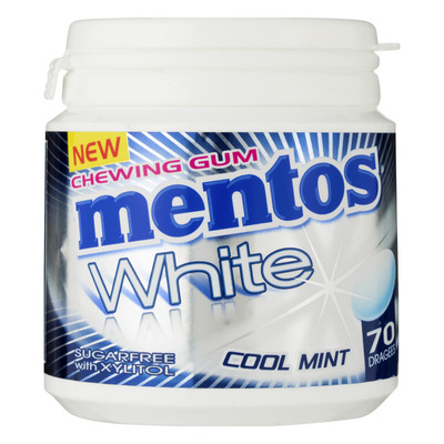 Mentos Gum White cool mint