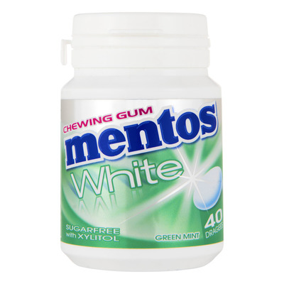 Mentos Gum Bottle white sweet mint