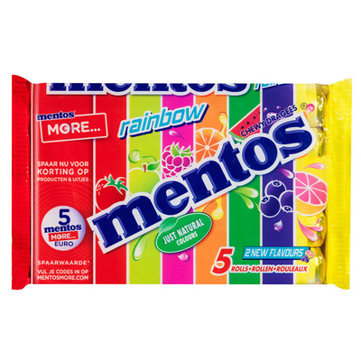 Mentos Rainbow 5-pack