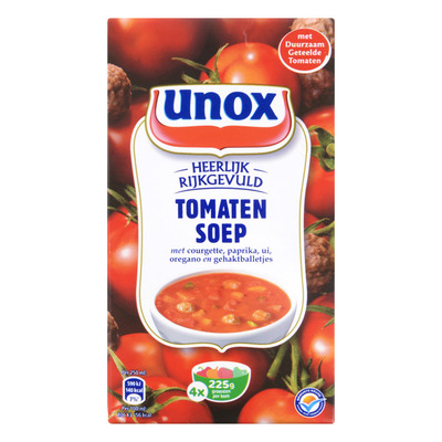 Unox Soep in pak tomatensoep met ballen
