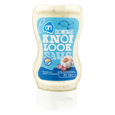 Huismerk Knoflooksaus topdown