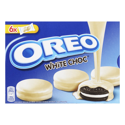 Oreo Biscuits omhuld met witte chocolade