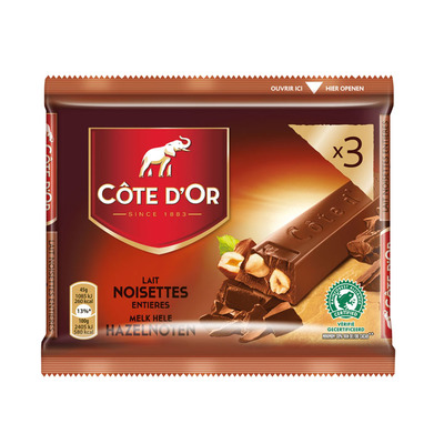 Côte d'Or Reep melk-hazelnoten