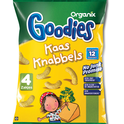 Organix Goodies kaasknabbels 12 mnd