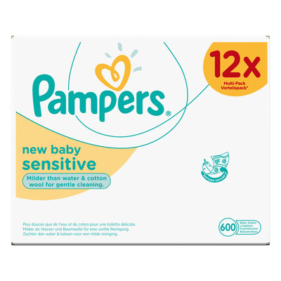 Pampers New baby sensitive babydoekjes 12-pak