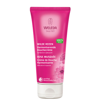Weleda Wilde rozen harmoniserende douchecrème