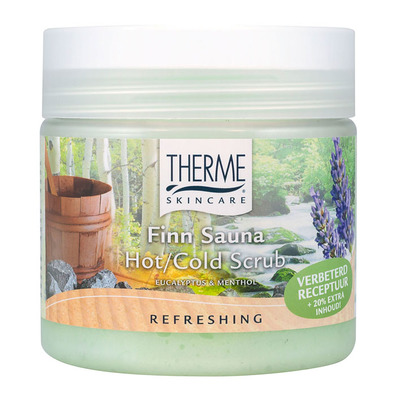 Therme Finn sauna hot cold scrub