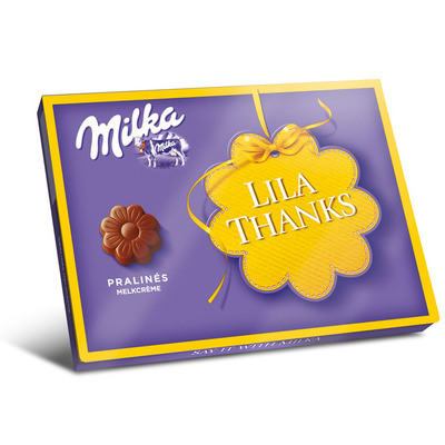 Milka pralines lila thanks crème