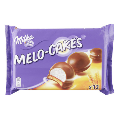 Milka Melocakes biscuits schuim en chocolade