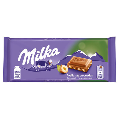 Milka Reep gebroken noot