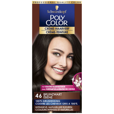 Schwarzkopf Poly color haarverf bruinzwart 46