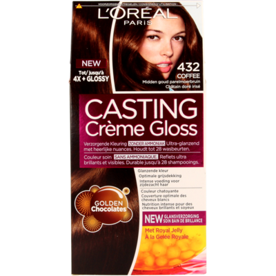 L’Oréal Cast. Crème Gl. 432 TofCof/Midden Goudparelmoerbruin