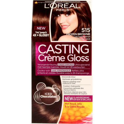 L’Oréal Cast. Crème Gl. 515 FrozenBrown/Licht Kastanjebruin