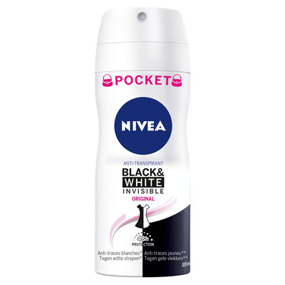 Nivea Invisible black & white pocket spray