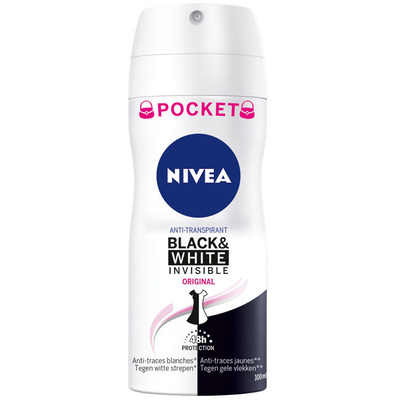 Nivea Invisible black & white pocket spray