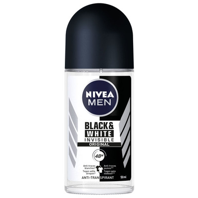 Nivea Men invisible black & white pow. roll-on