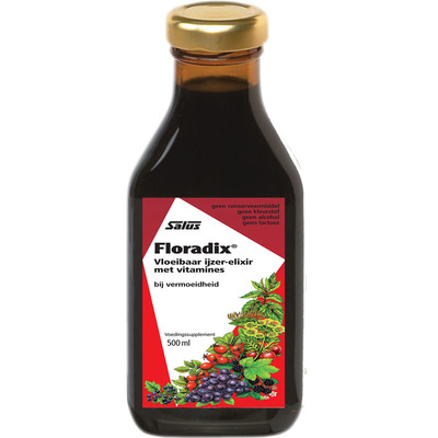 Floradix Vloeibaar ijzer-elixir met vitamines