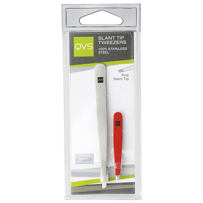 QVS Pincet met schuine punt + micro pincet
