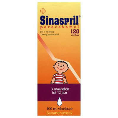 Sinaspril Vloeibare paracetamol 120 mg