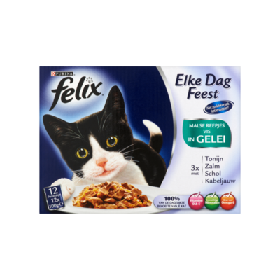 Felix Elke Dag Feest Vis Selectie in Gelei