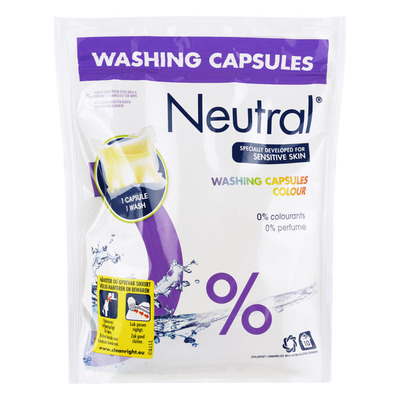Neutral Wasmiddel capsules kleur