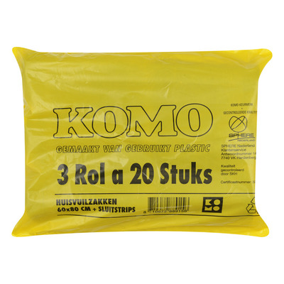 Komo Huisvuilzakken multipack