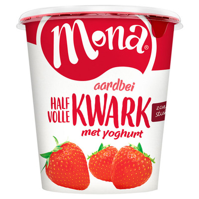 Mona Kwark halfvol aardbei